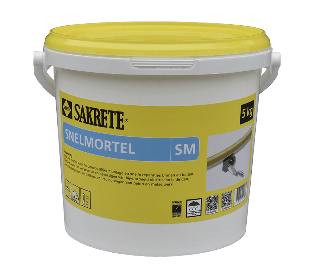 Béton rapide en mortier - seau de 5 kg