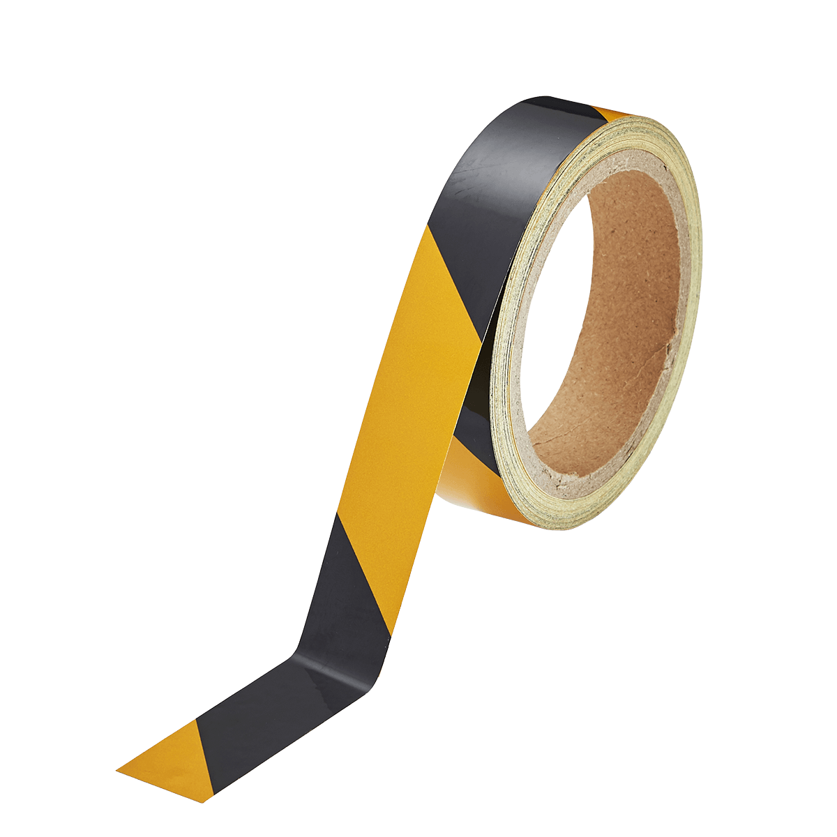 Ruban réfléchissant blanc/rouge - rouleau de 45 mètres (50mm)