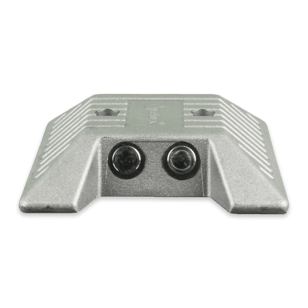 Wegdekreflector aluminium 120x120x28mm