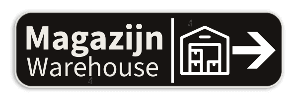 Routebord rechts – 2 tekstregels & picto + pijl