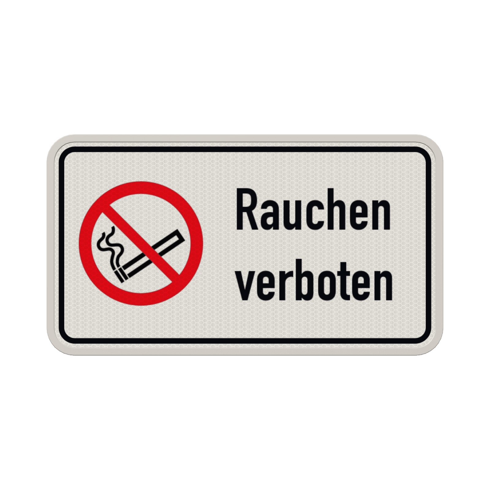 Verbotsschilder - Rauchen verboten - reflektierend