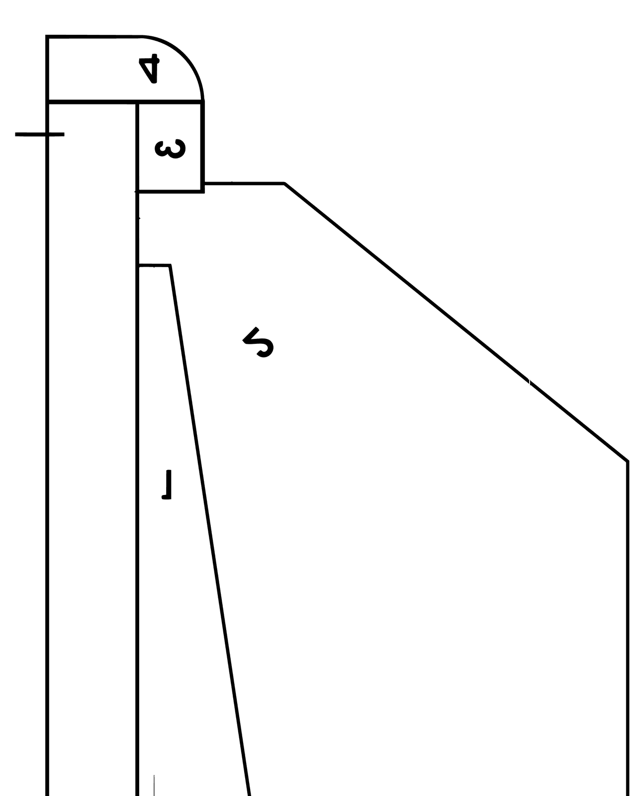 Wegmarkering - belijning en strepen spiegelafstelplaats vrachtwagen