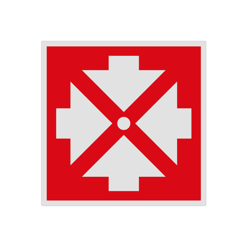 Autocollant ou panneau - E007 - Point de rassemblement