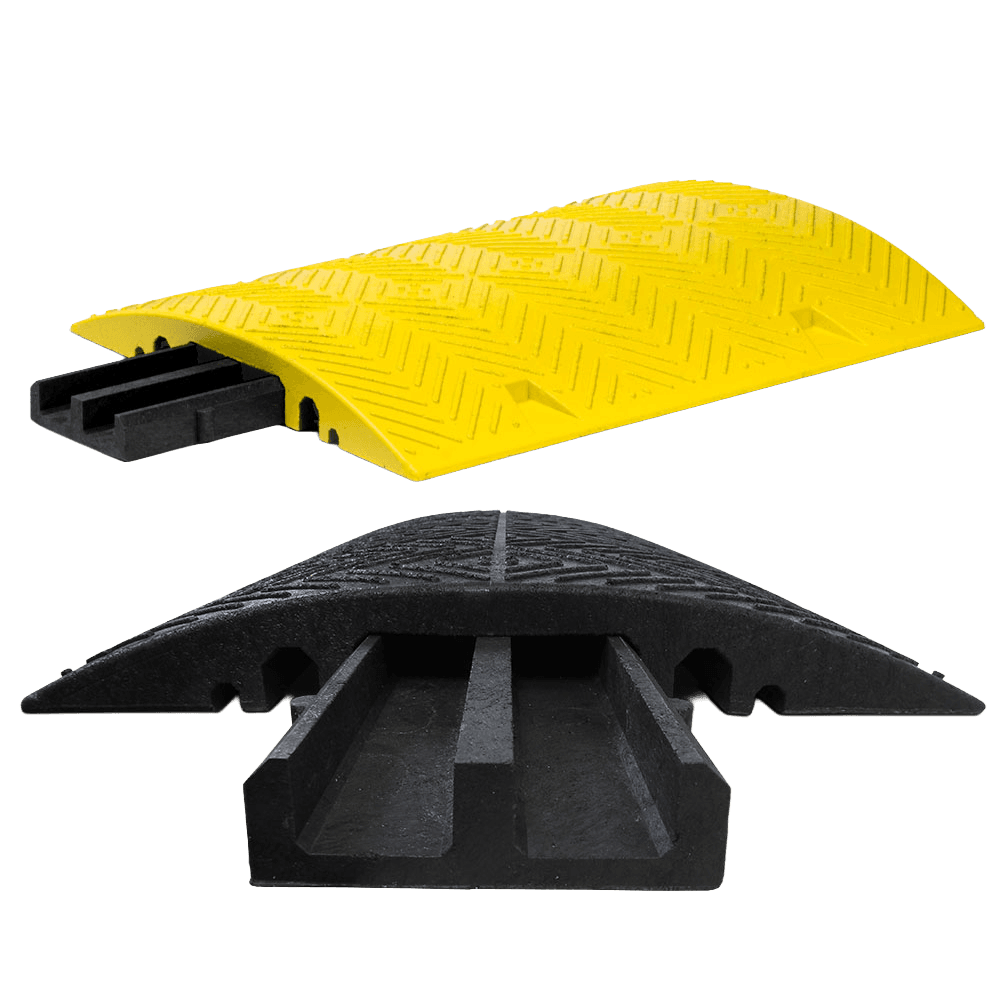 Kabelbrug snelheidsremmer 800mm met 6 kabelgoten