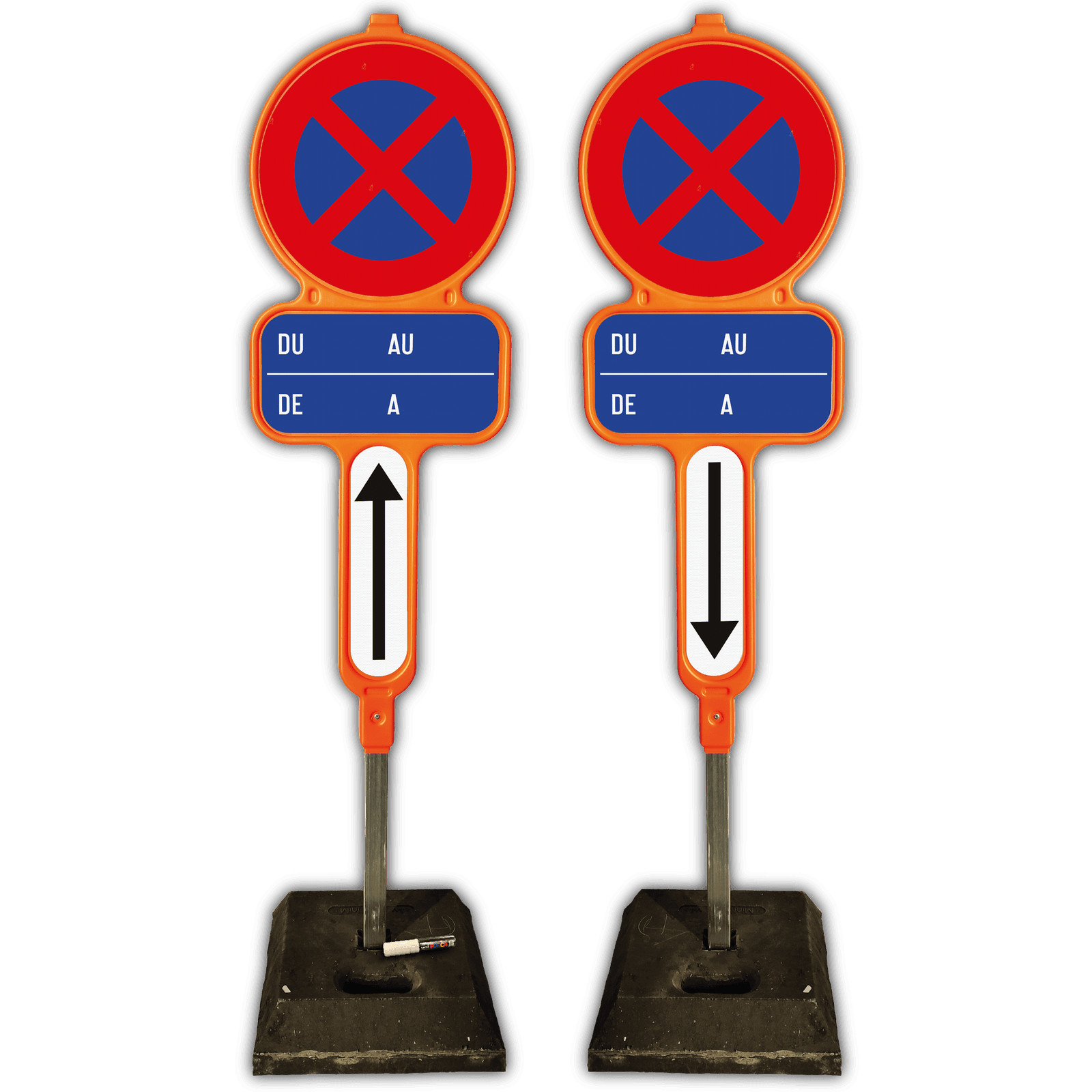 Kit de panneaux d'interdiction d'arrêt et de stationnement en PEHD - E3