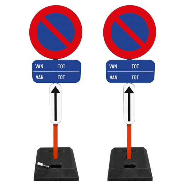 Kit de panneaux E1 - Interdiction de stationnement - NL