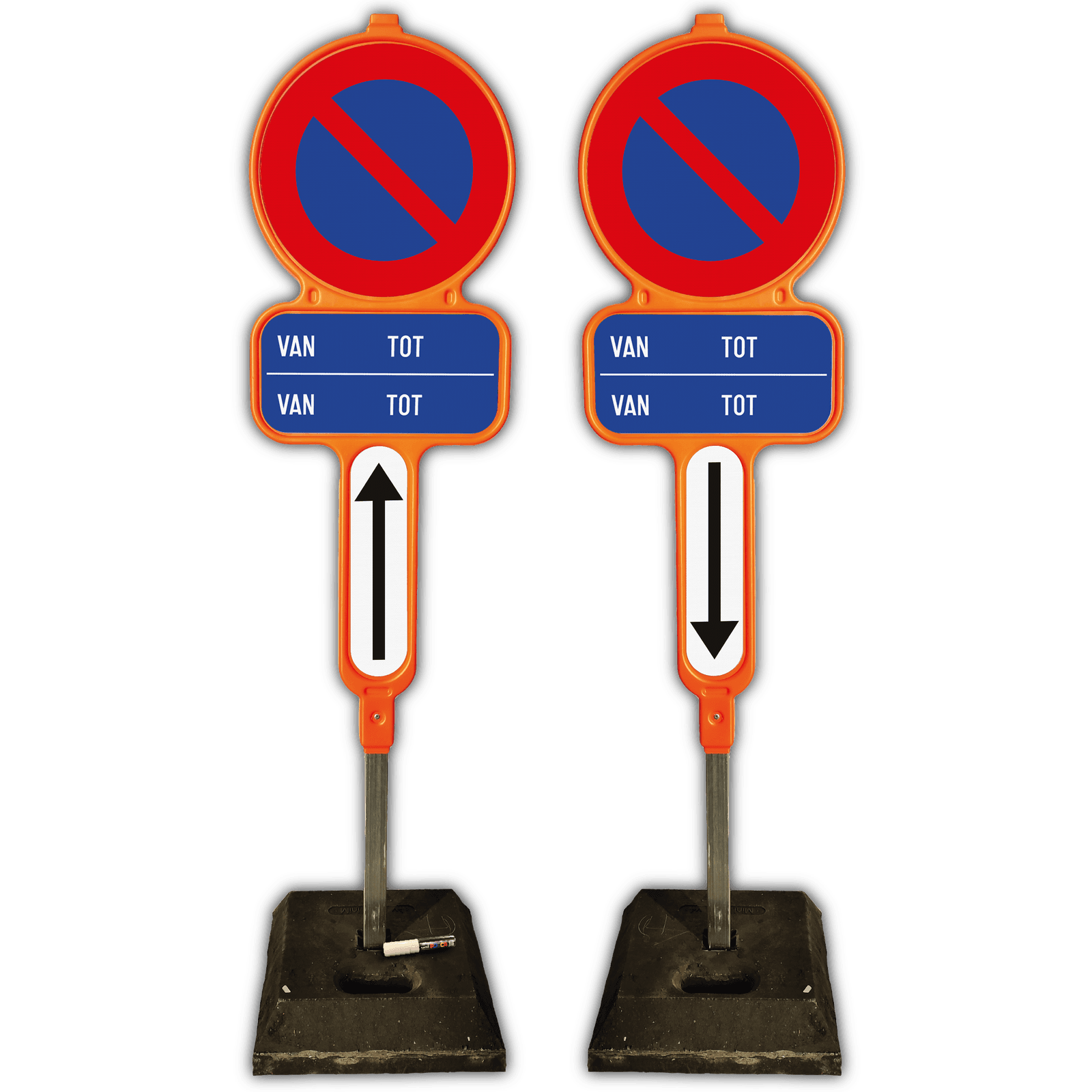 Parkeerverbod-Set E1 - PEHD - All inclusive