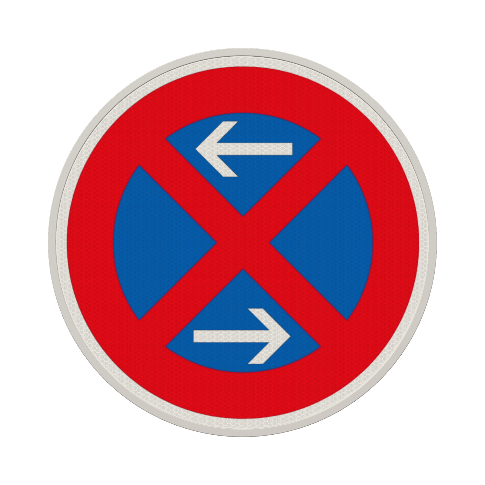 Verkehrszeichen 283-30 - Absolutes Halteverbot Mitte, rechts