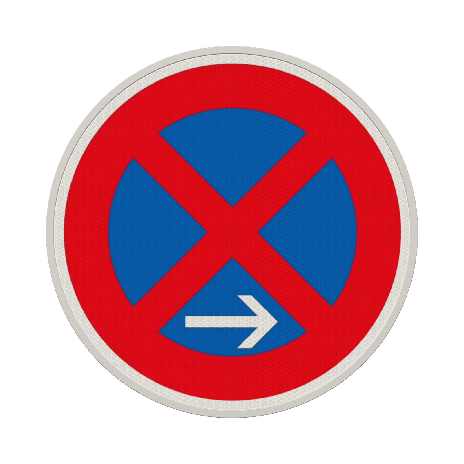 Verkehrszeichen 283-20 - Absolutes Halteverbot Ende, rechts