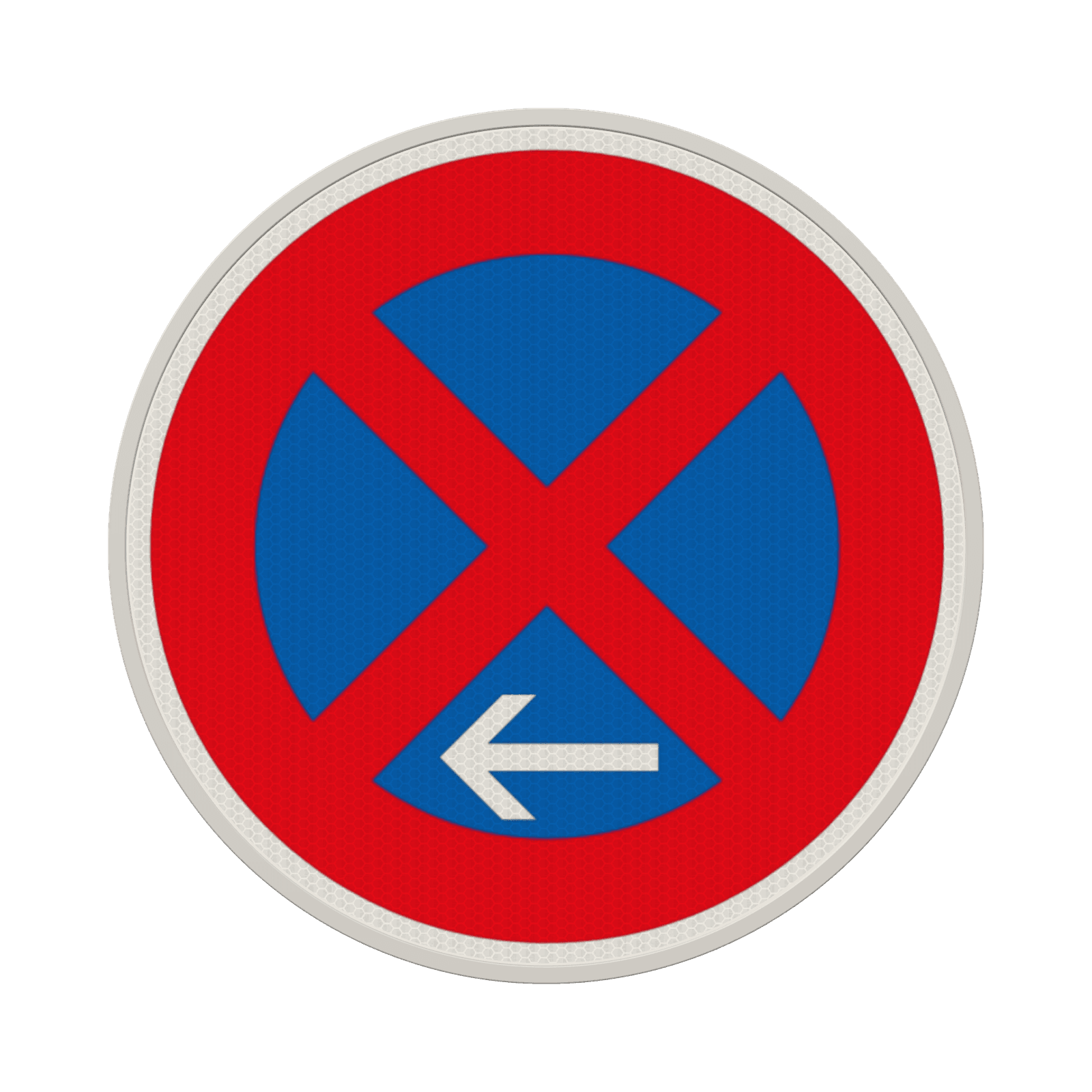 Verkehrszeichen 283-11 - Absolutes Halteverbot Ende, links