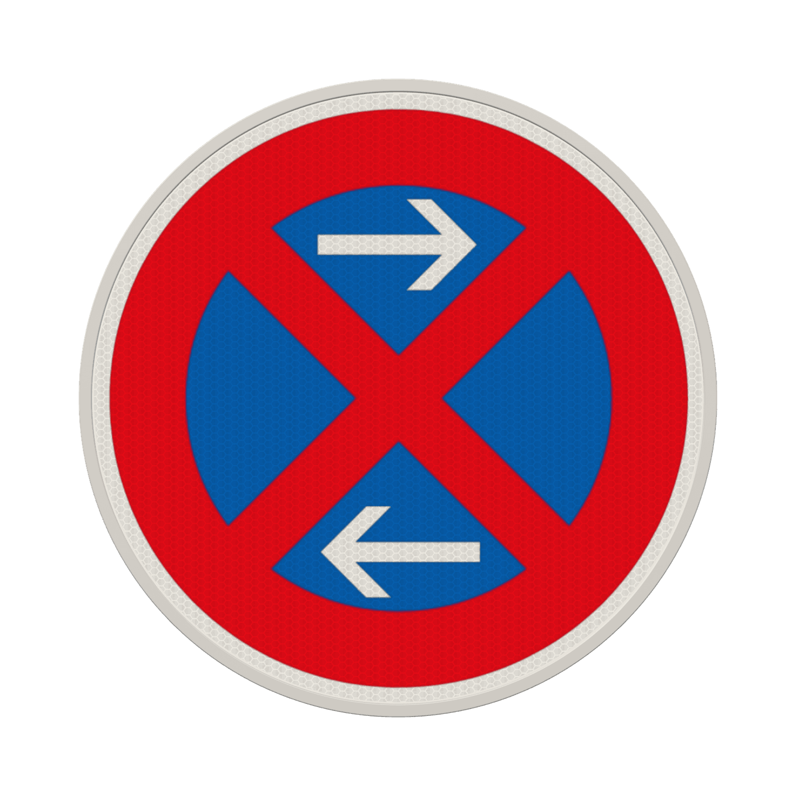 Verkehrszeichen 283-31 - Absolutes Halteverbot Mitte, links