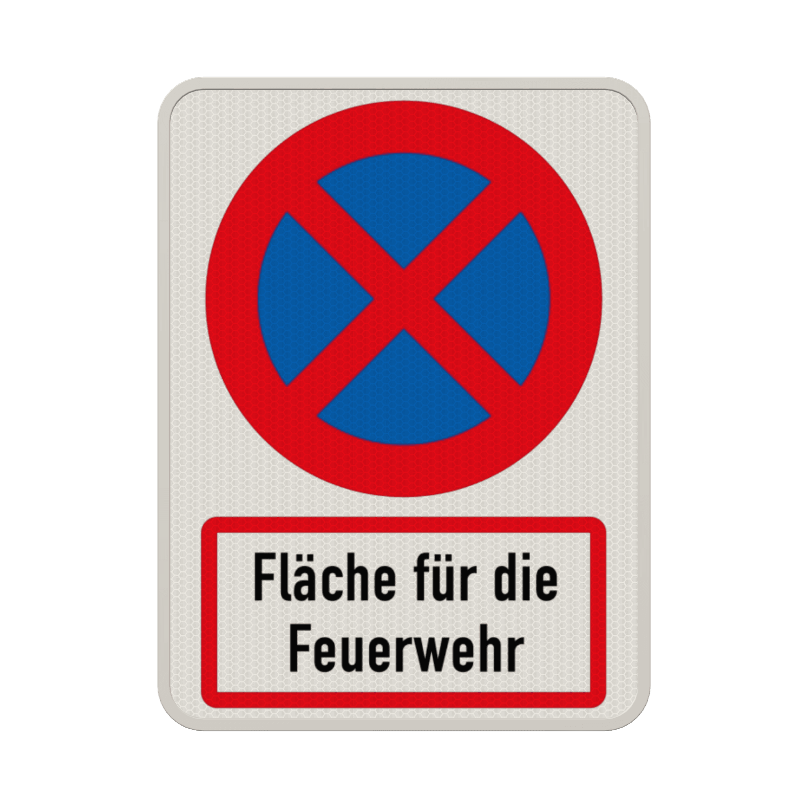 Parkverbotsschild - Absolutes Haltverbot, Fläche für die Feuerwehr