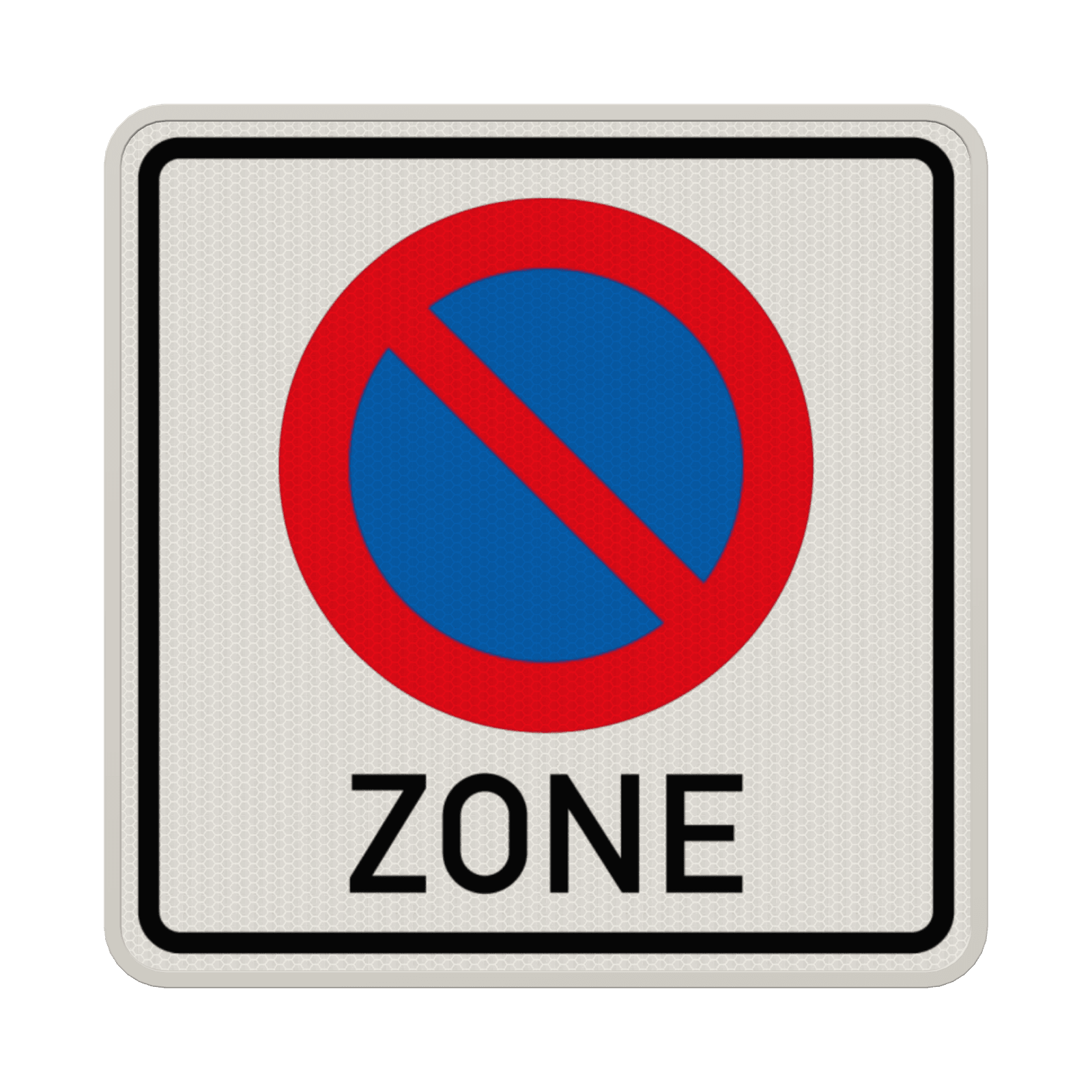 Verkehrszeichen 290.1- Beginn eingeschränkten Halteverbots Zone