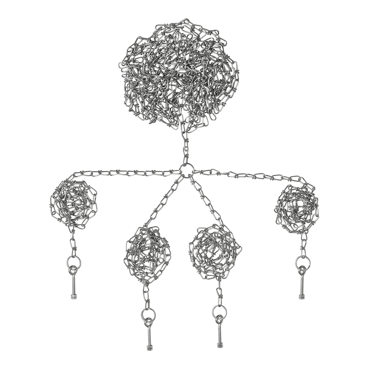 Kette für Kugelspiegel - 360 Grad