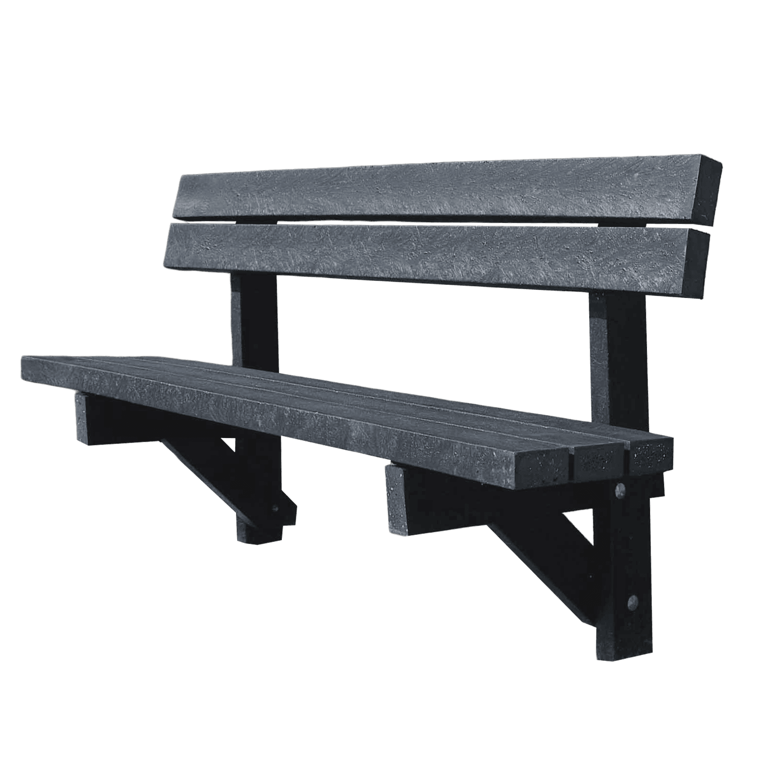 Parkbank - met rugleuning - Type Paris - Bicolor