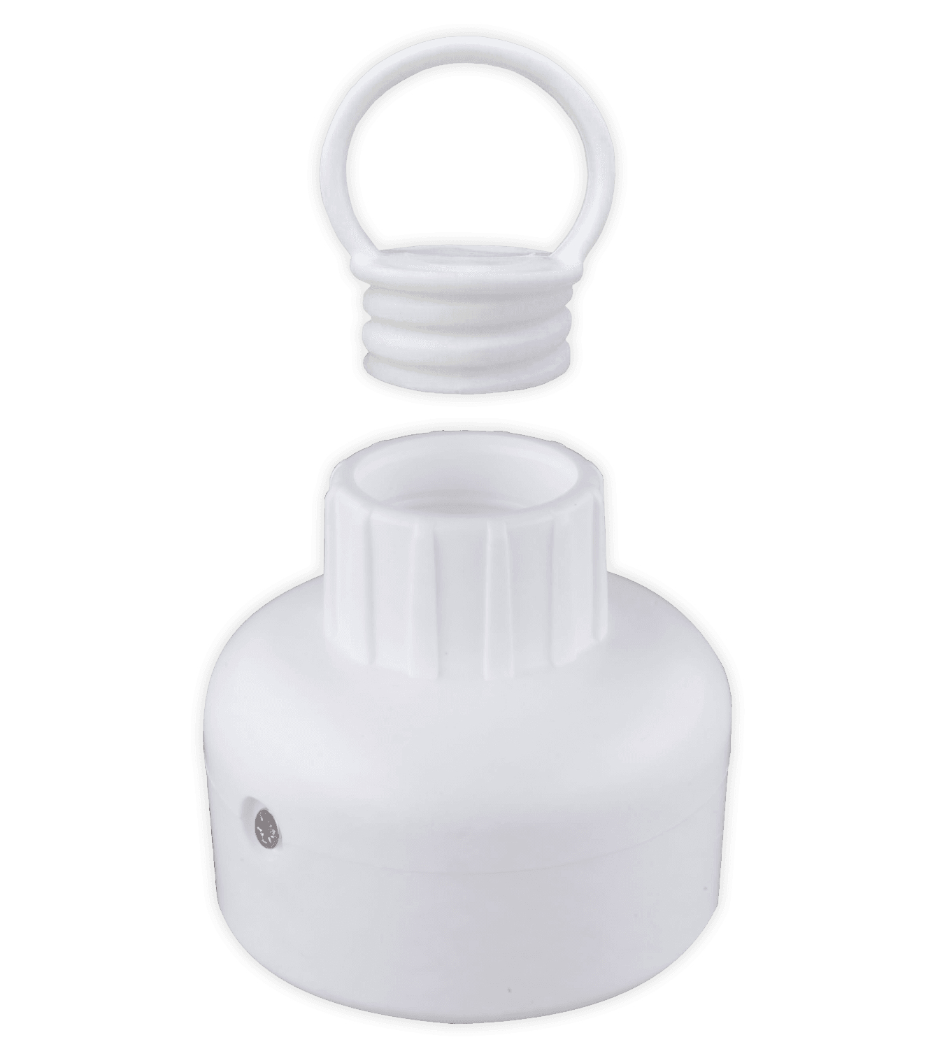 Adapter met kettingoog voor flexibele afzetpaaltjes Ø80mm - wit of zwart