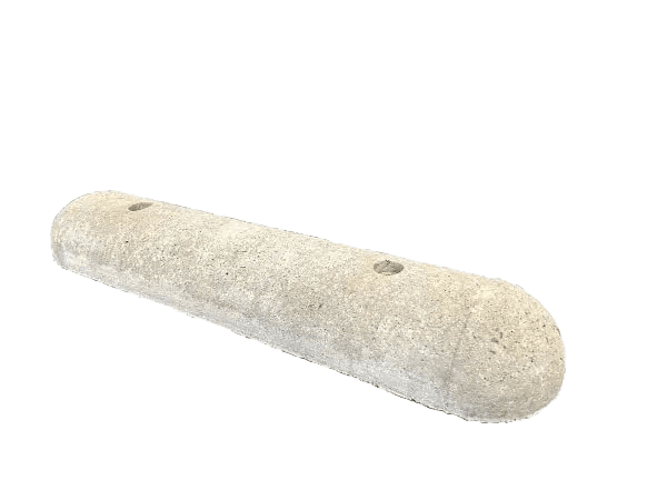 Varkensrug beton grijs rond - 36kg