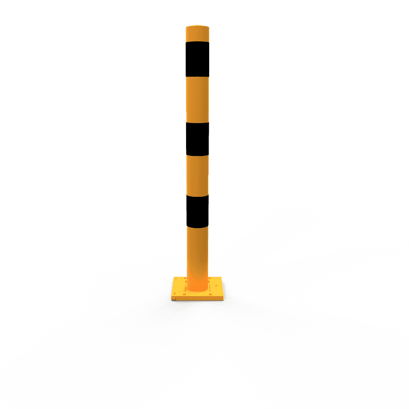 Verwijderbare parkeerpaal - Ø76mm - staal