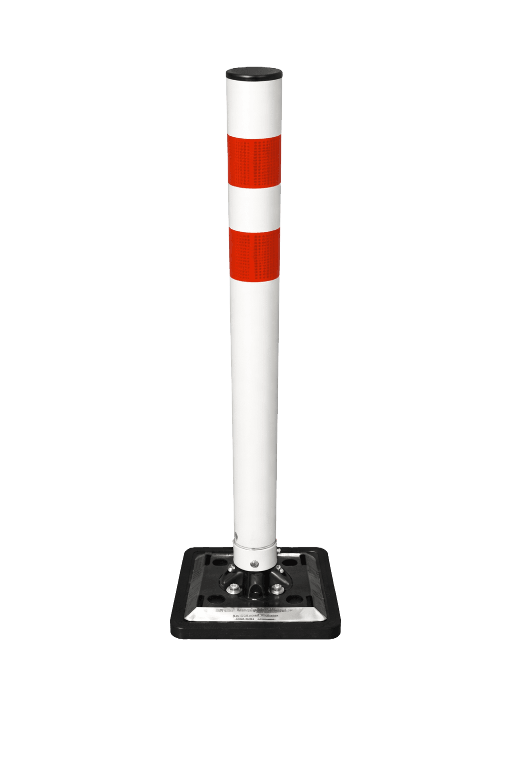 Poteau flexible KickBack blanc/rouge Ø60 mm