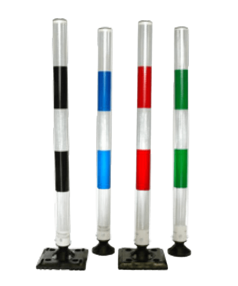 KICKBACK flexibele paal - Wit - Ø60mm