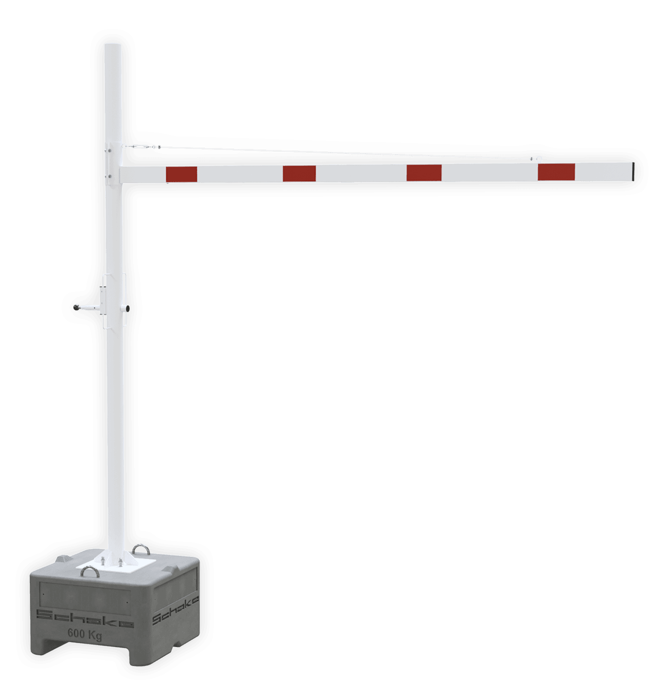 Limiteur de hauteur variable 1,8 - 2,8 mètres - Horizontal et rotatif en une pièce - Montage dans le sol