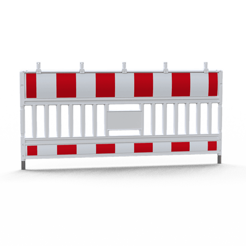 Absperrschrankengitter EURO3 Typ ULTRA aus Kunststoff 200cm - retroreflektierend