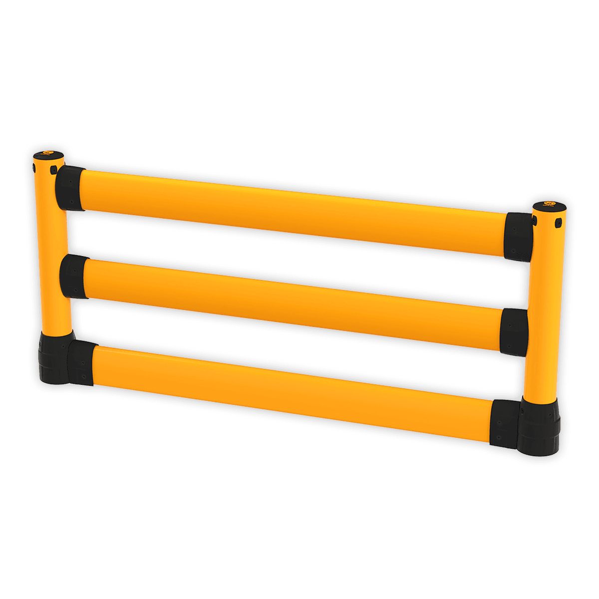 Aanrijdbeveiliging flexibel TS-FLEX-LOW met onderrijbeveiliging - 2642x1170x205mm (getest tot 7000 joule)