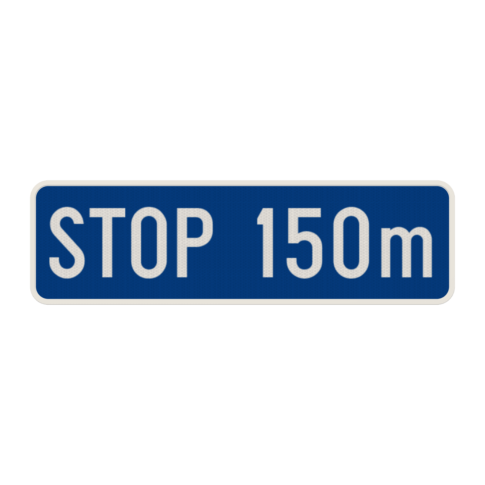 Panneau G2000 - G type Ib - Indication d'une distance