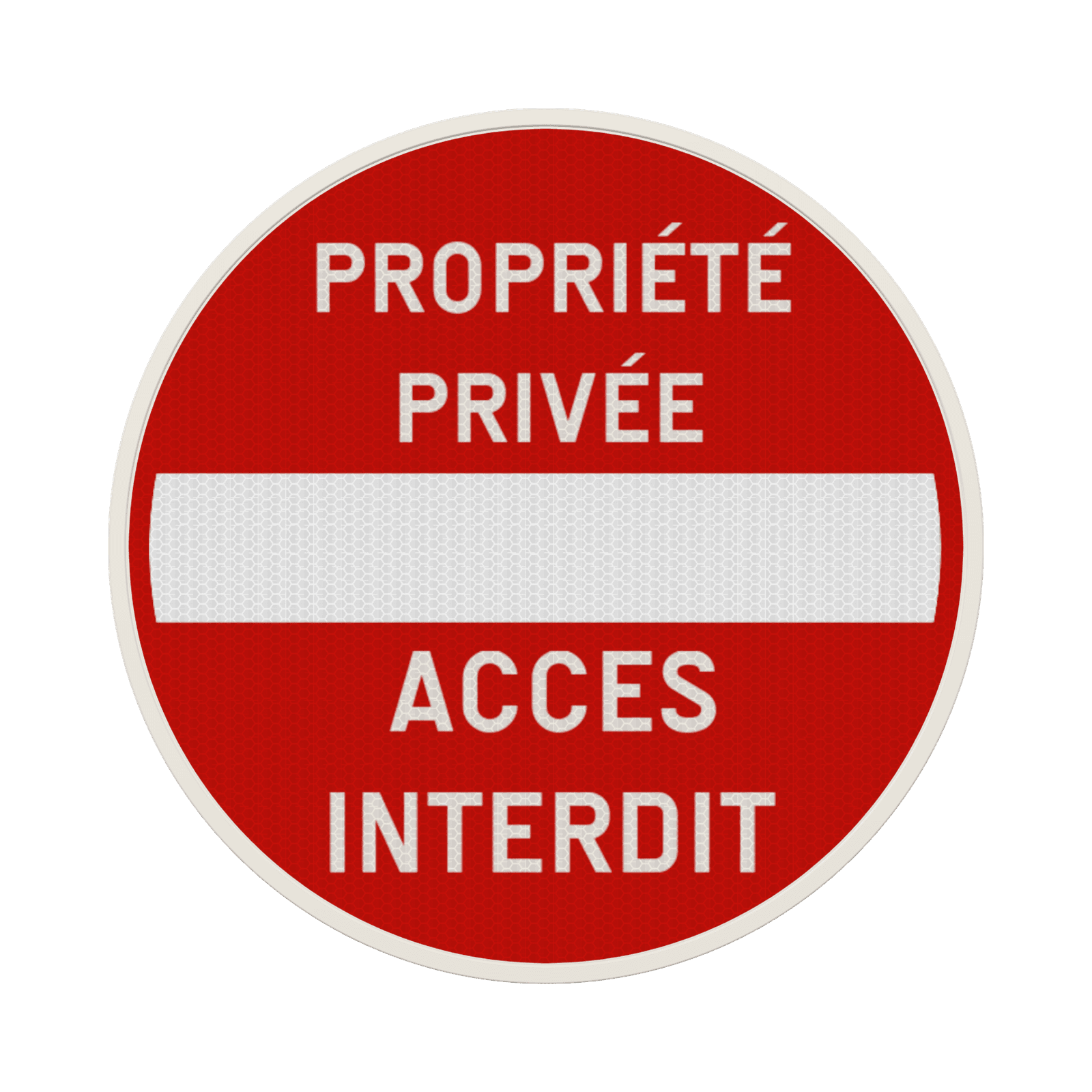 Panneau de signalisation - C1 - Propriété privée - Accès interdit