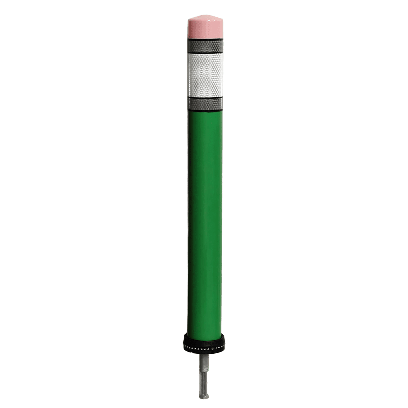 Flexpaal Pole Cone PENCIL Ø80x800mm - groen/wit RA2