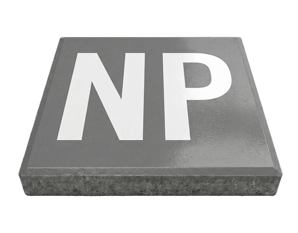 Stoeptegel niet parkeren (TS-ST_NP1) - 30x30cm met facetrand