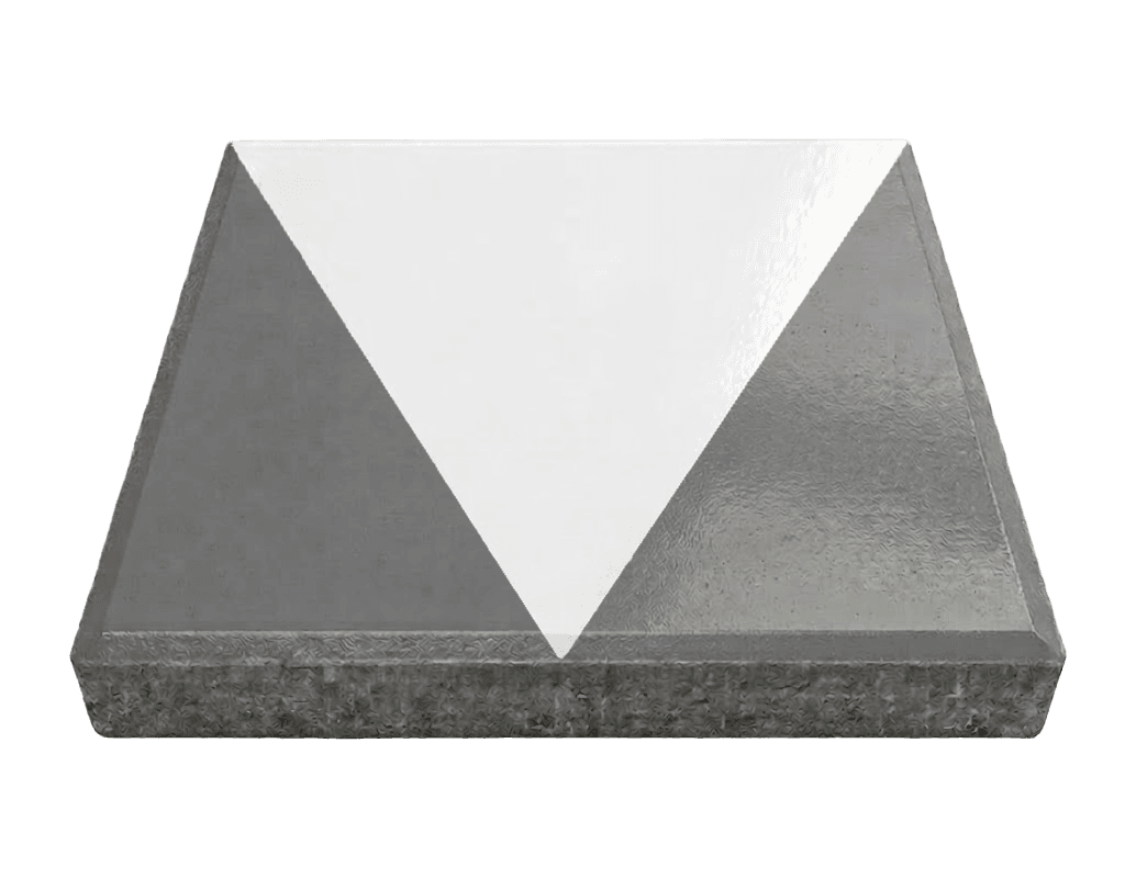Stoeptegel haaientand (TS-ST_HT) - 30x30cm met facetrand