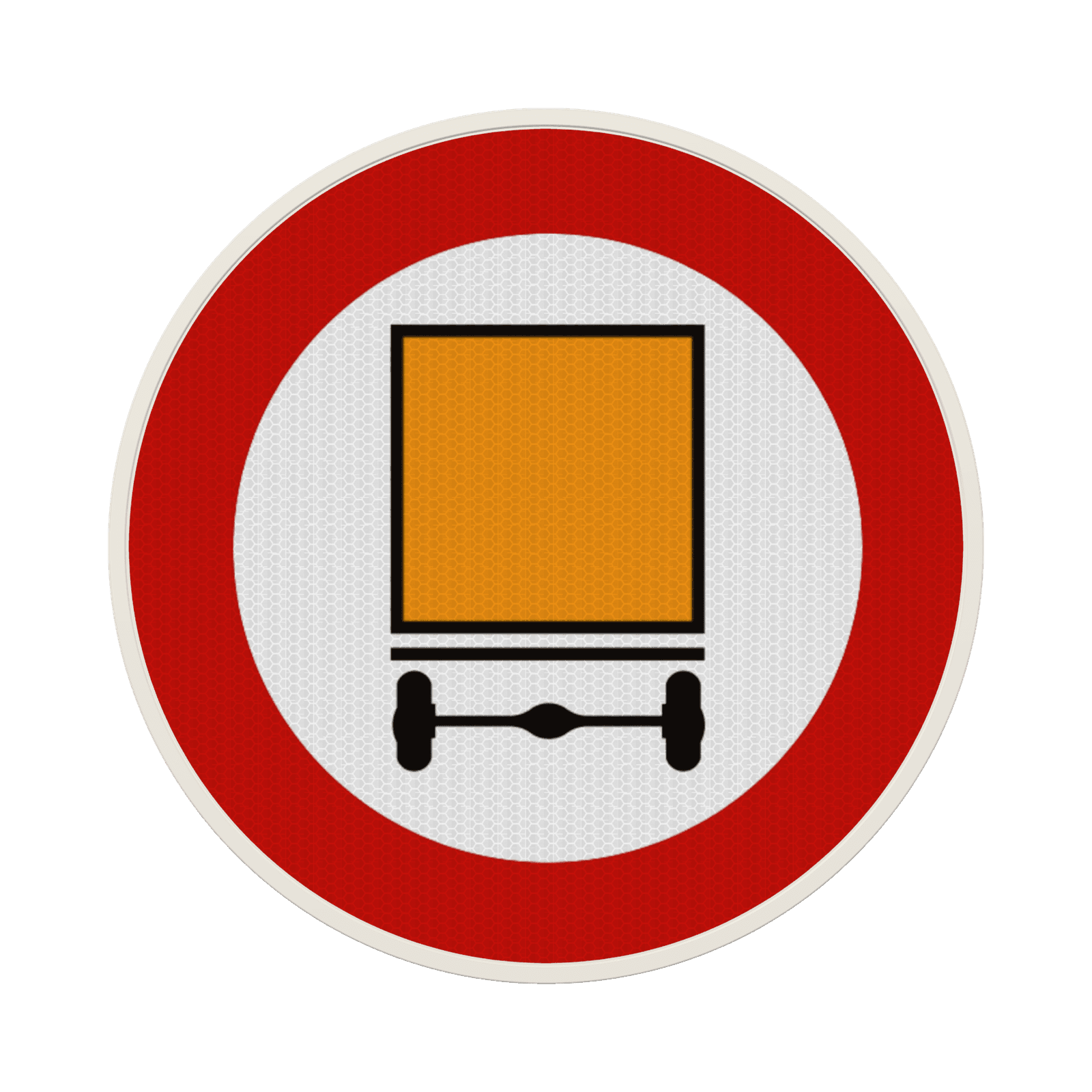 Panneau G2000 - C24a - Accès interdit aux conducteurs de véhicules transportant des marchandises dangereuses