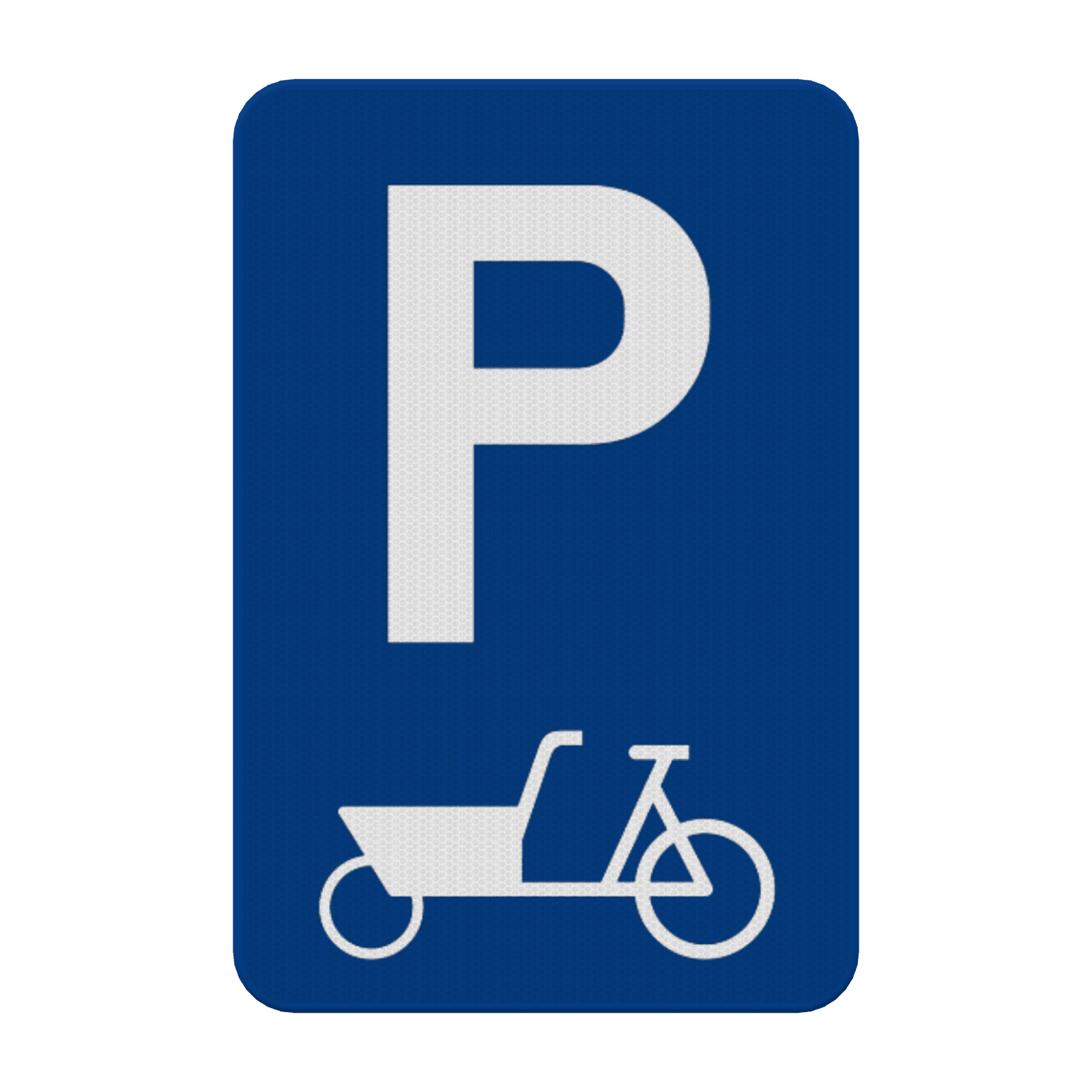 Panneau de stationnement E9 - vélo-cargo