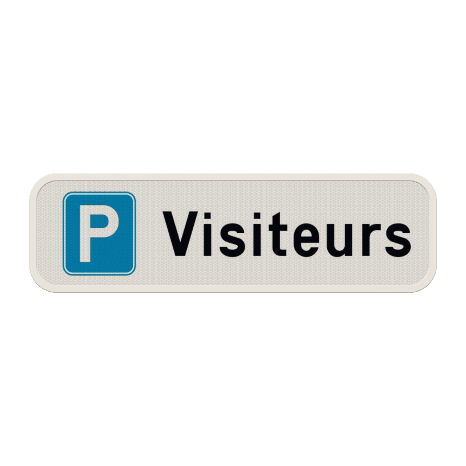 Panneau de stationnement – Réservé aux visiteurs