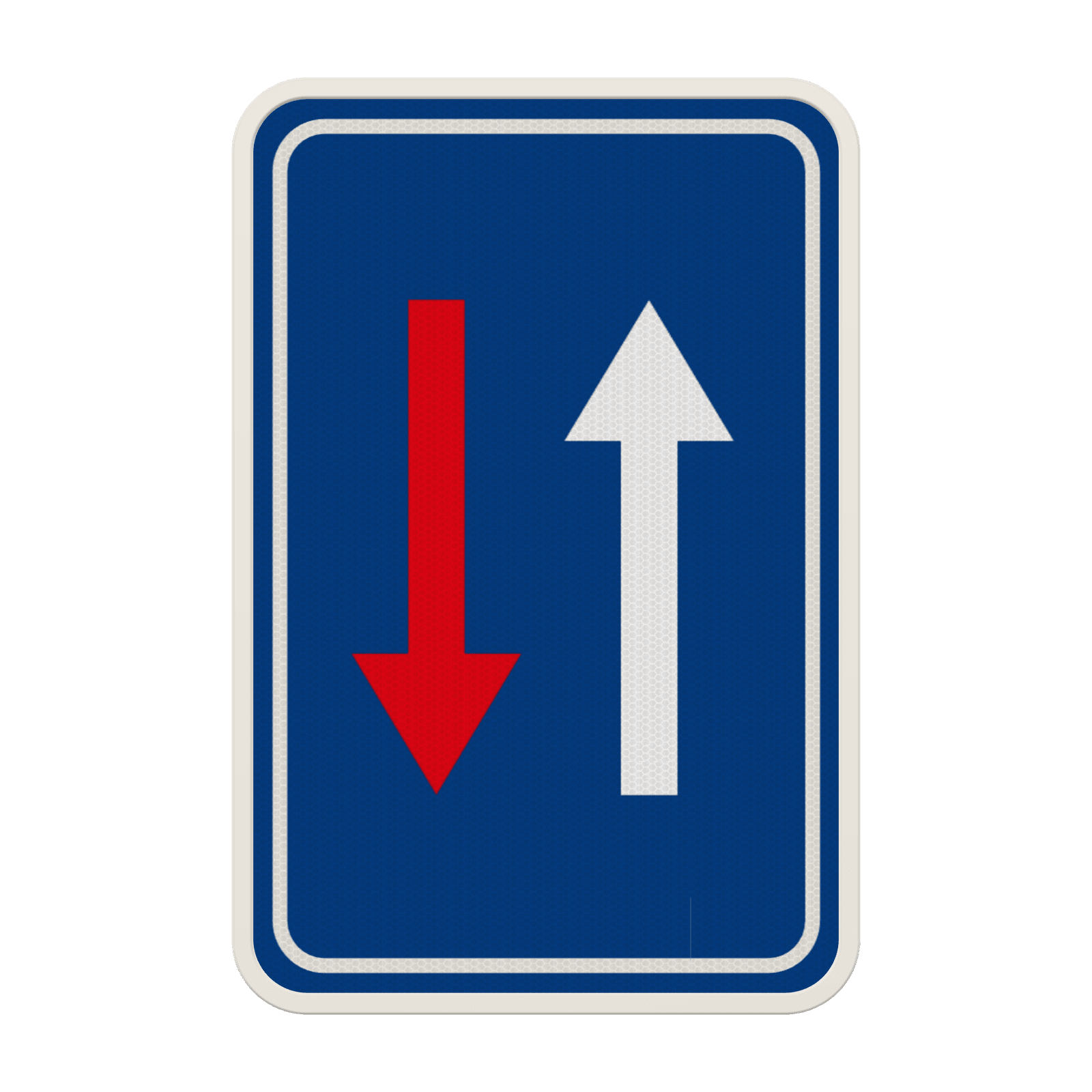 Panneau G2000 - B21 - Passage étroit - Priorité de passage