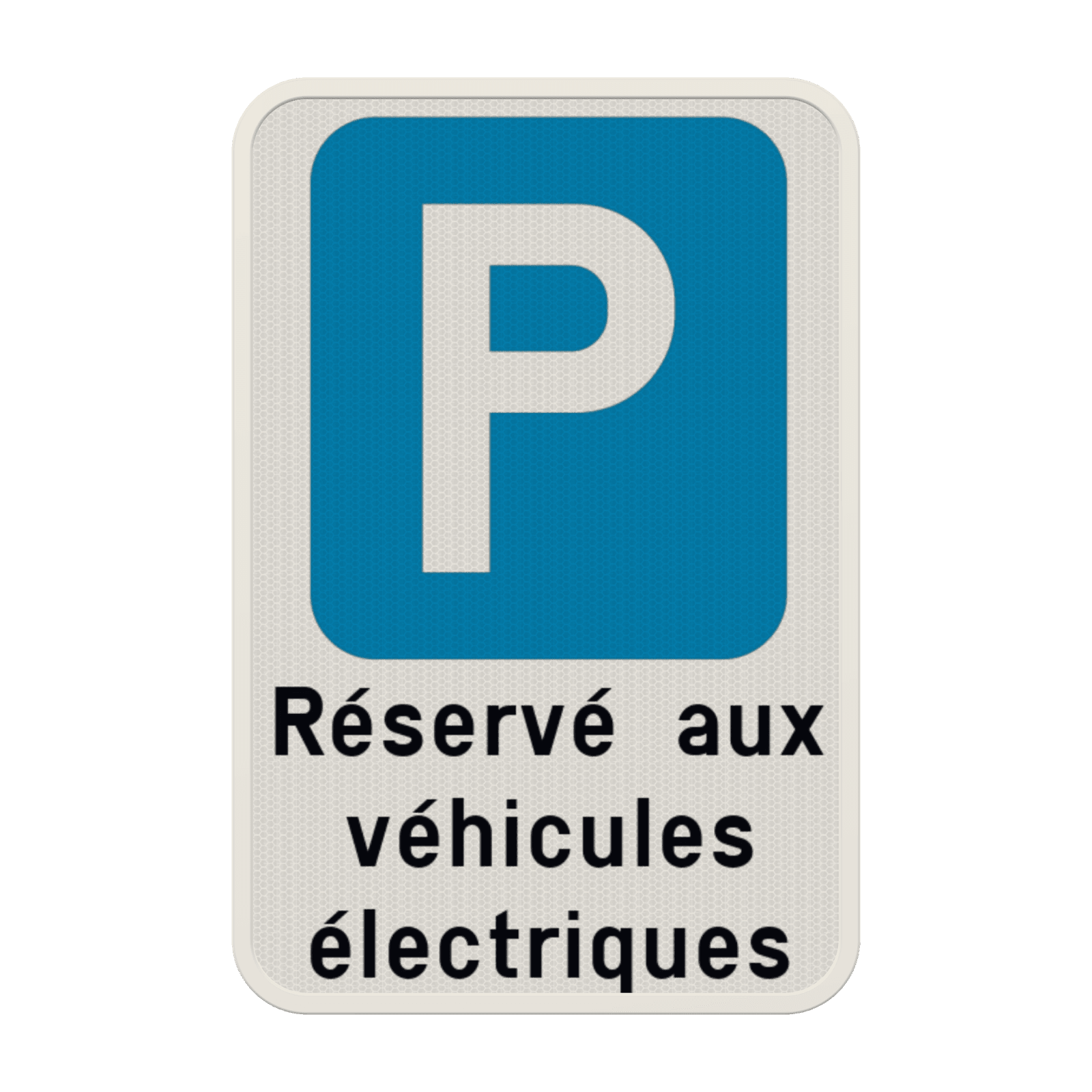 Panneau de stationnement - Véhicules électriques uniquement
