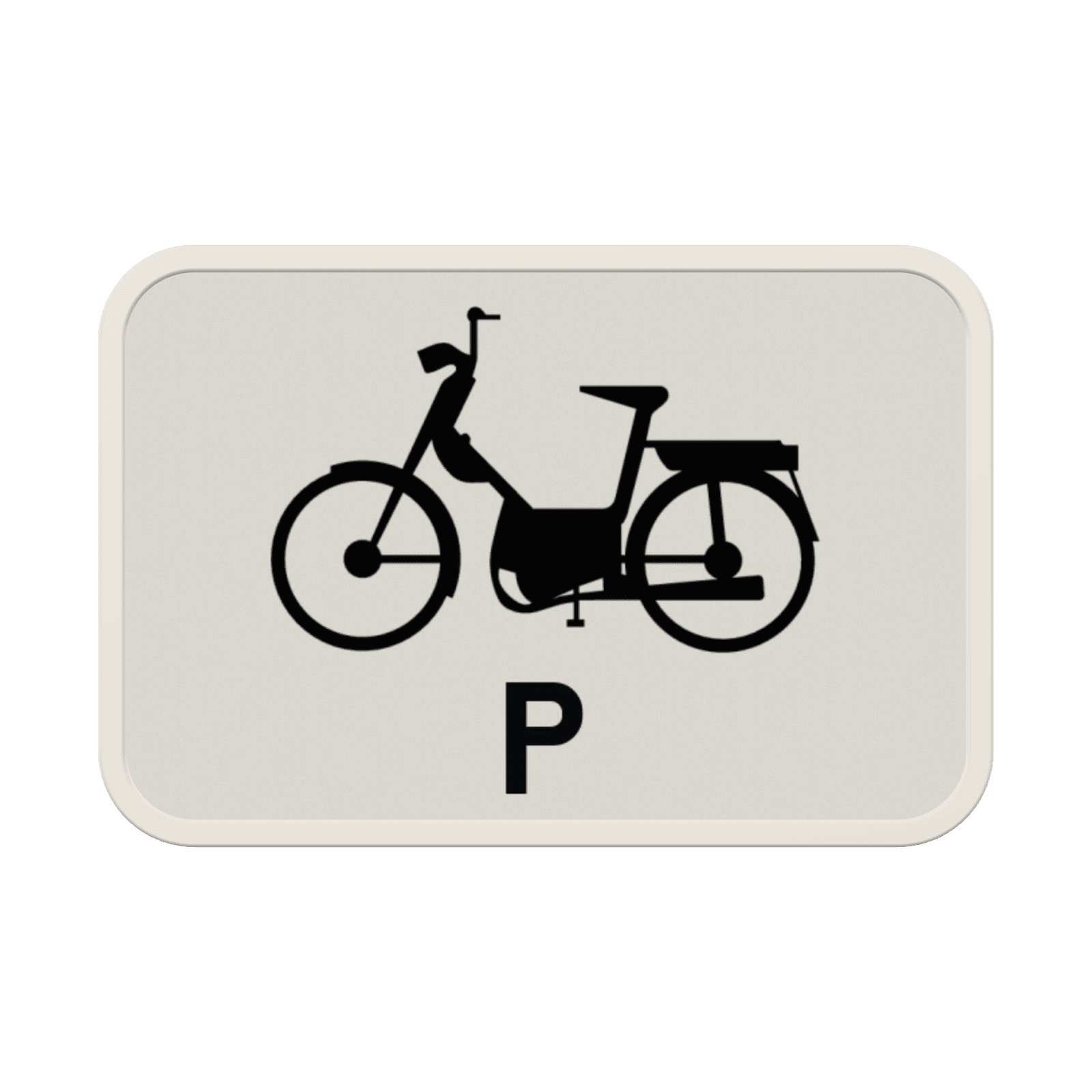 Panneau G2000 - M19 - Reservé aux cyclomoteurs
