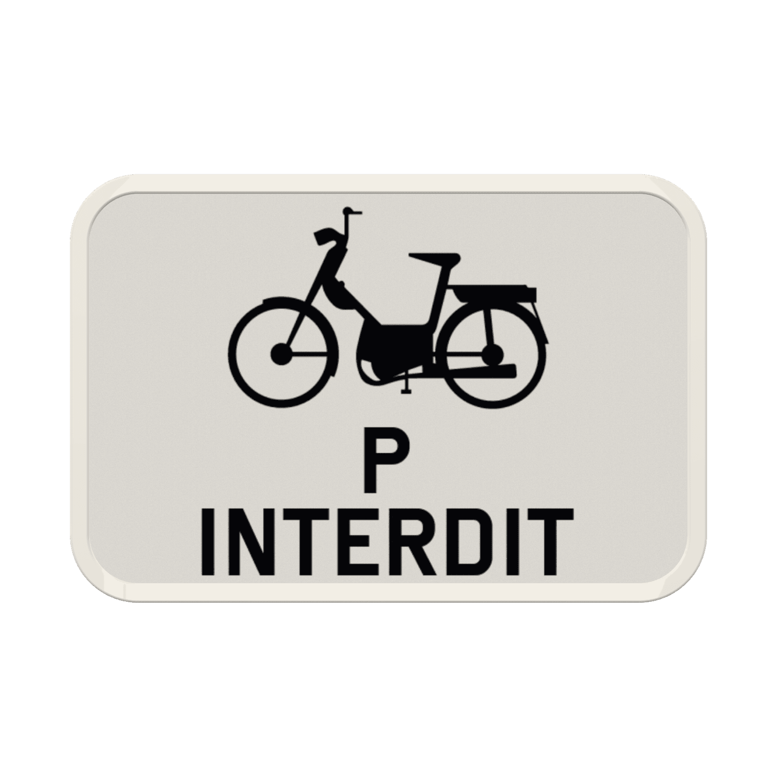 Panneau G2000 - M15 - Interdit aux cyclomoteurs
