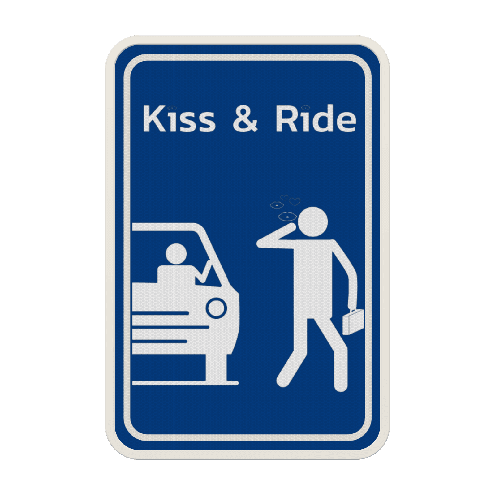 Panneau de stationnement KISS & RIDE