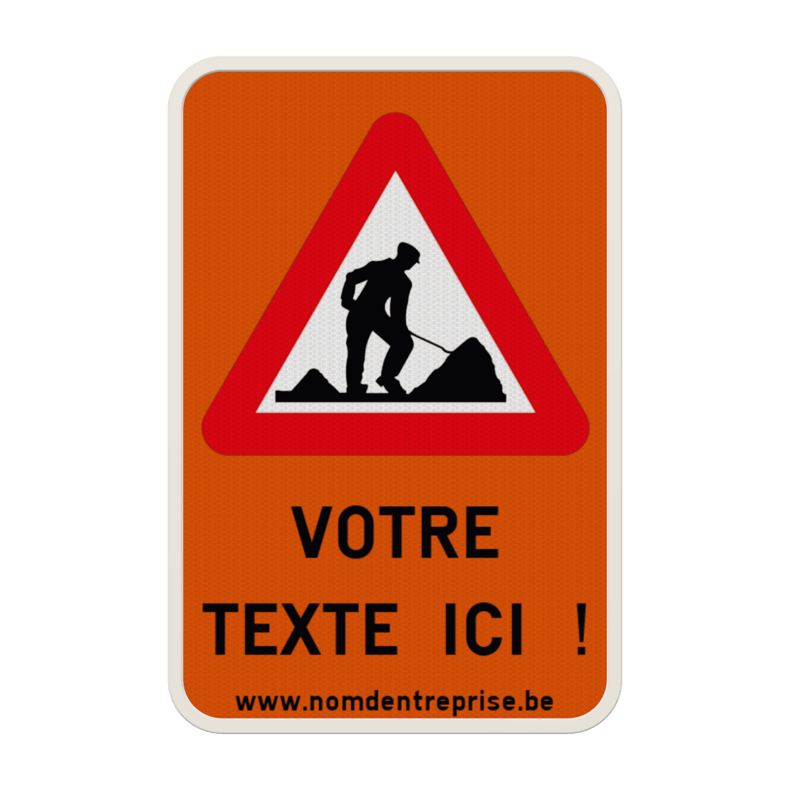 Panneau combiné - A31 - Texte personnalisé