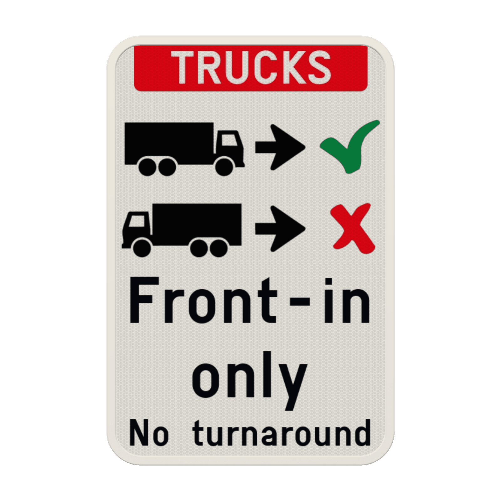 Panneau Trucks Drive In Forwards Only
