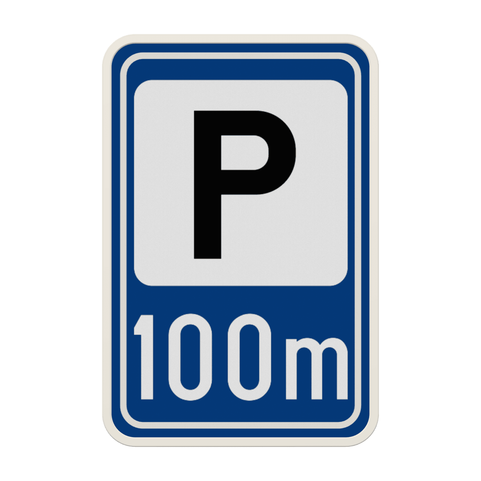 Panneau G2000 - F59a - Annonce d’un parking