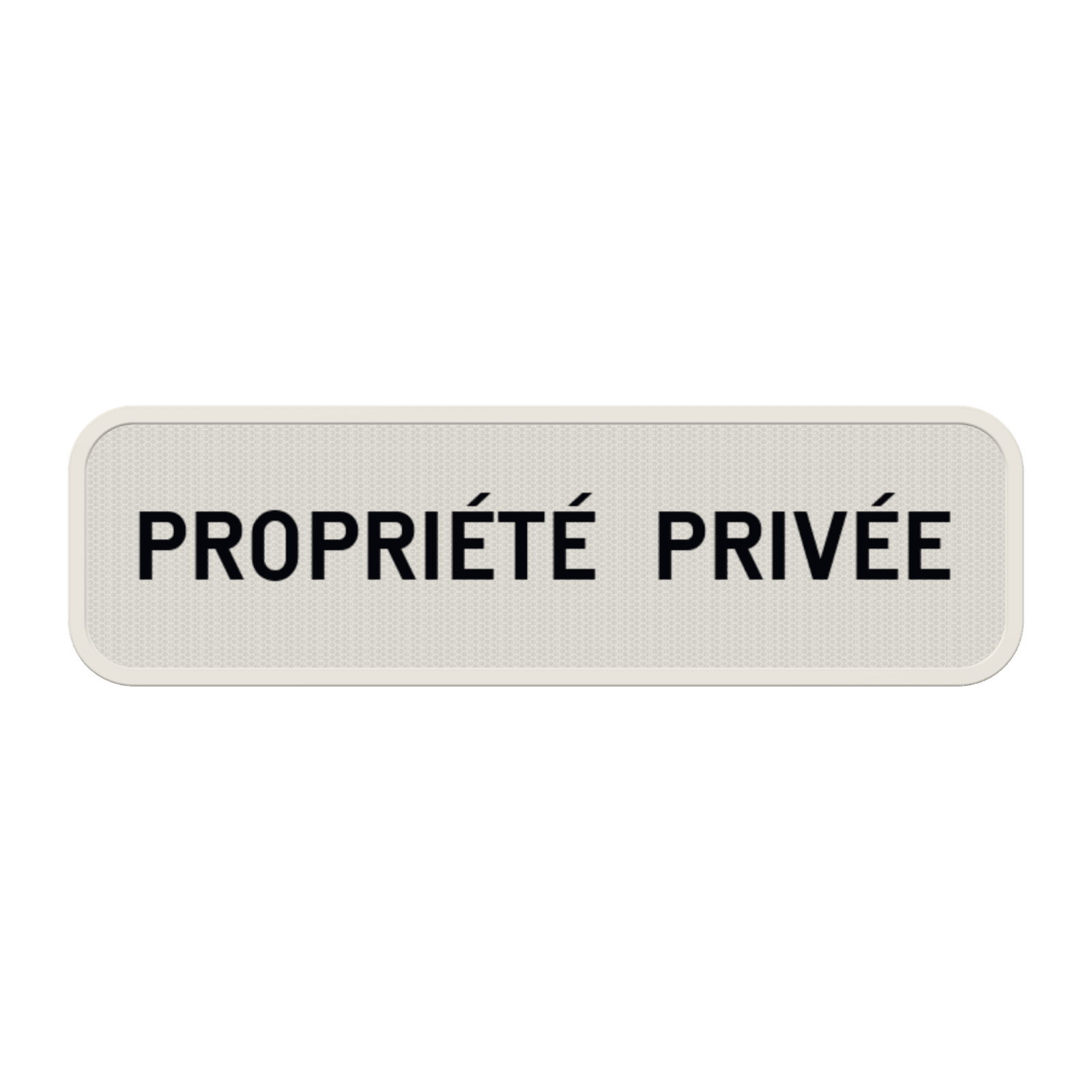 Panneau d'interdiction - Propriété privée