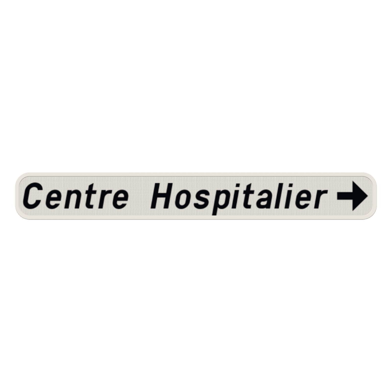 Panneau G2000 - F34a - Signal de direction à proximité des équipements et établissements publics ou d'intérêt général (droite)