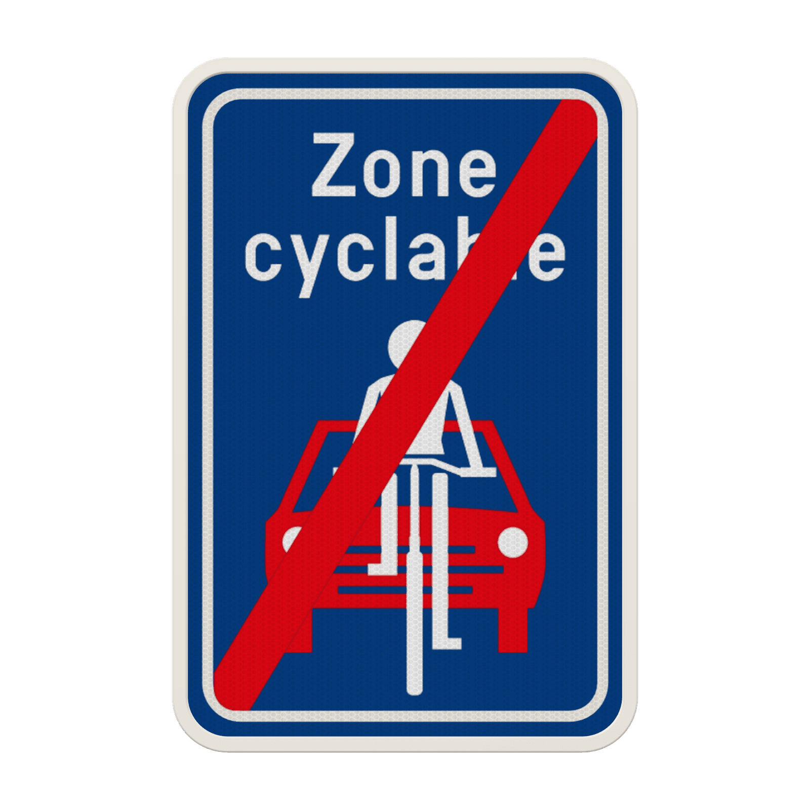 Panneau G2000 - F113 - Fin d'une rue cyclable