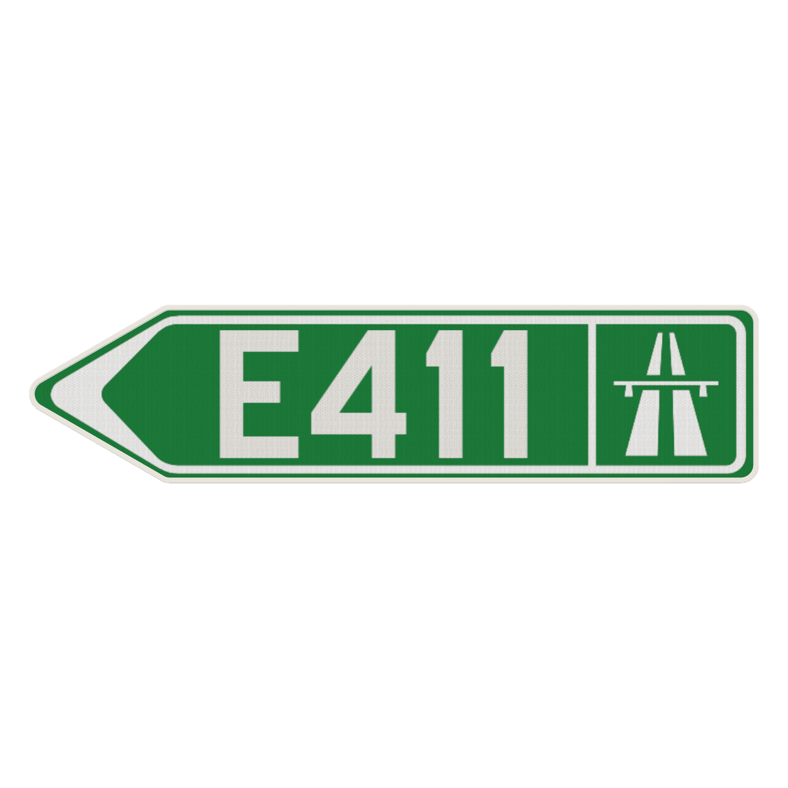 Panneau G2000 - F31 - Itinéraire par autoroute - Gauche
