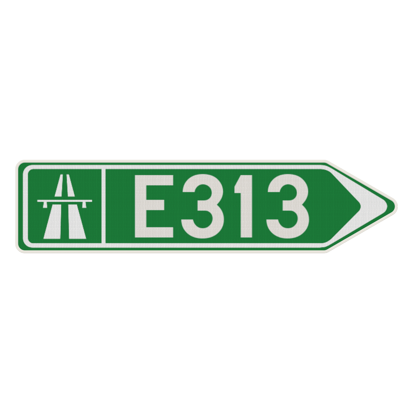 Panneau G2000 - F31 - Itinéraire par autoroute - Droite