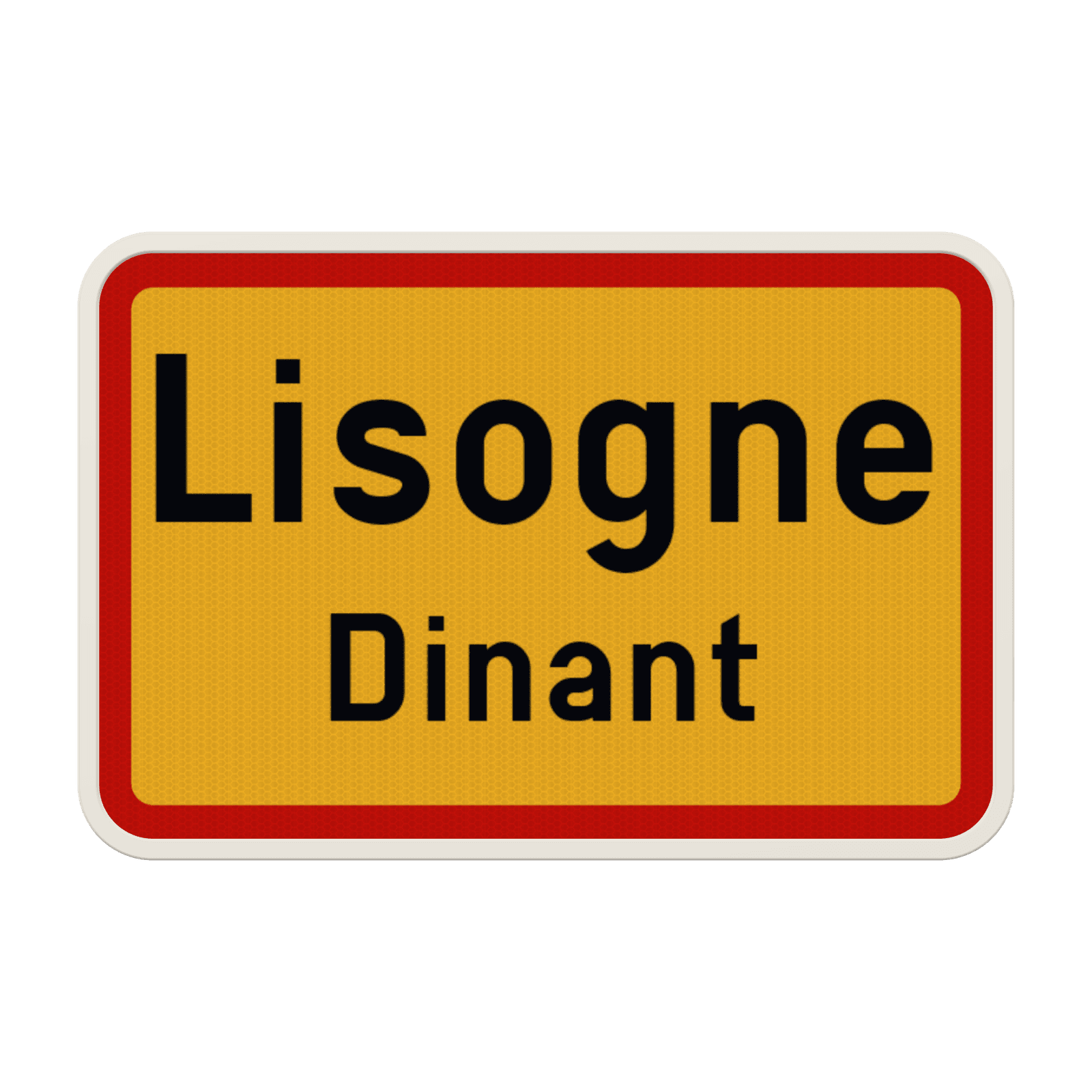 Panneau G2000 - F43 - Signal de localité - 2 lignes