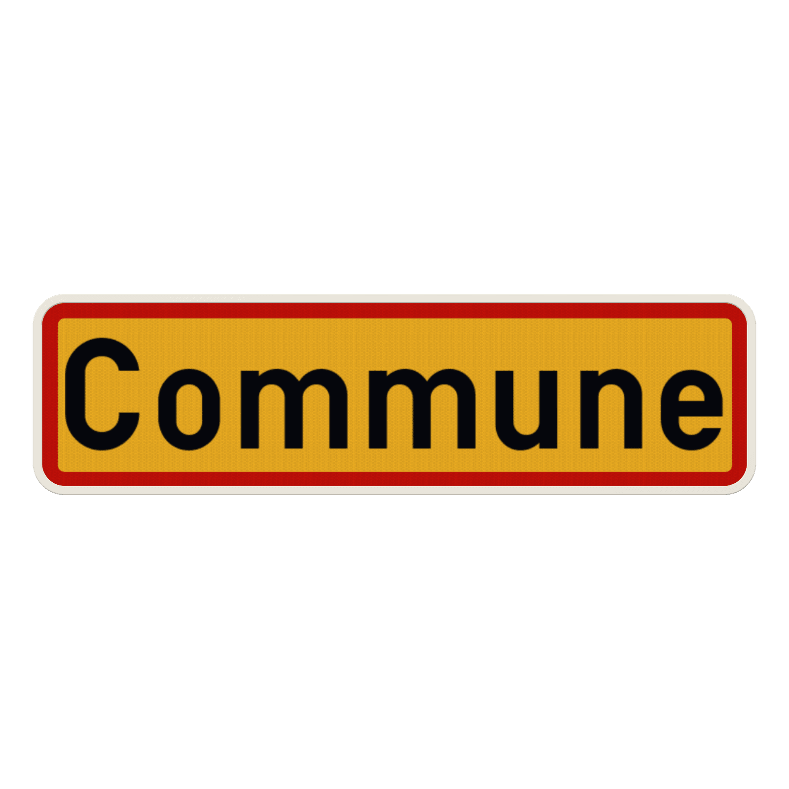Panneau G2000 - F43 - Limite communale